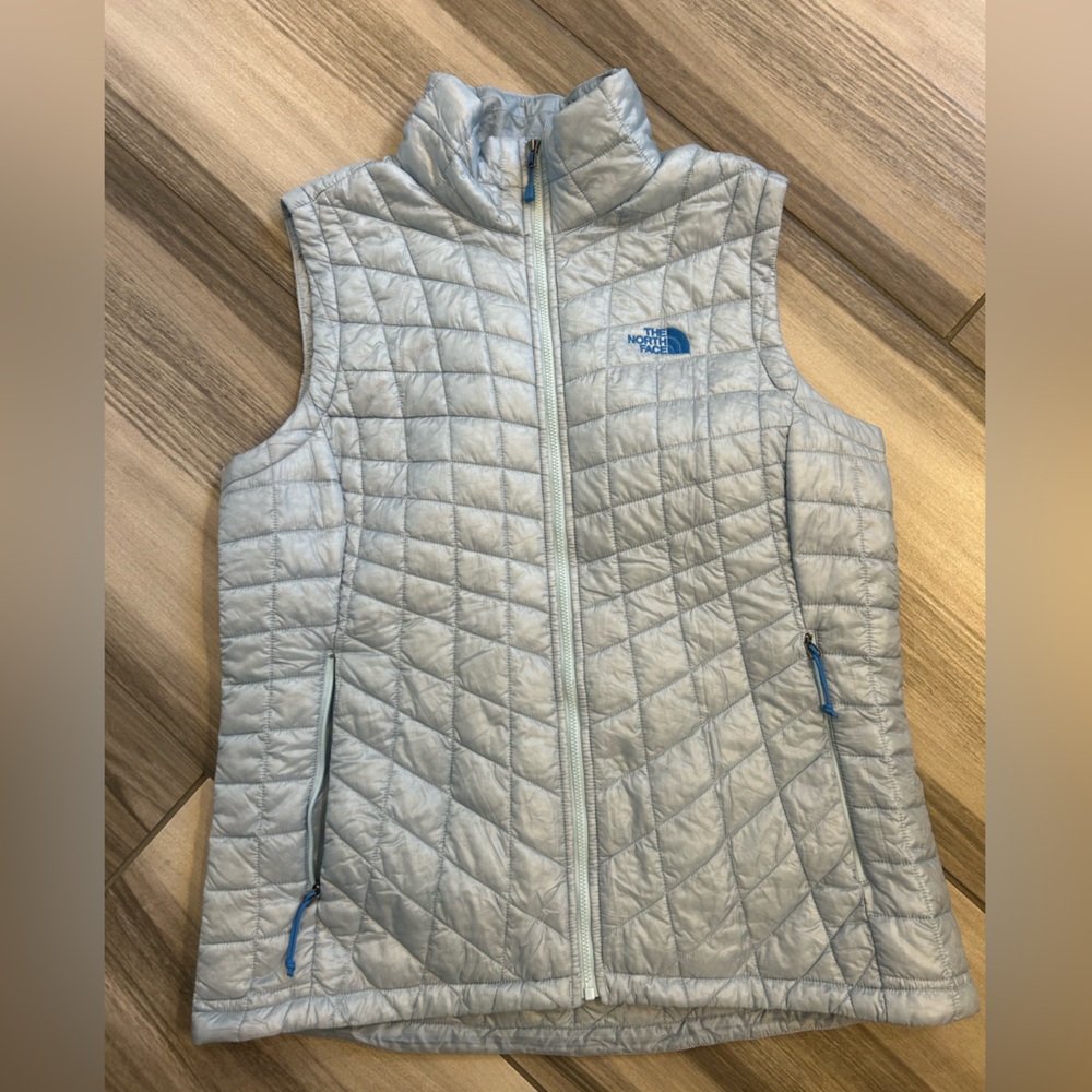 Light Blue North Face Vest